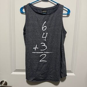 Baseball double play equation tank top